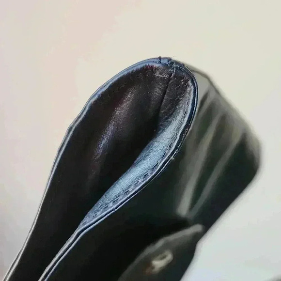 Grace Adele Genuine Leather Clutch Purse Black - Picture 13 of 16